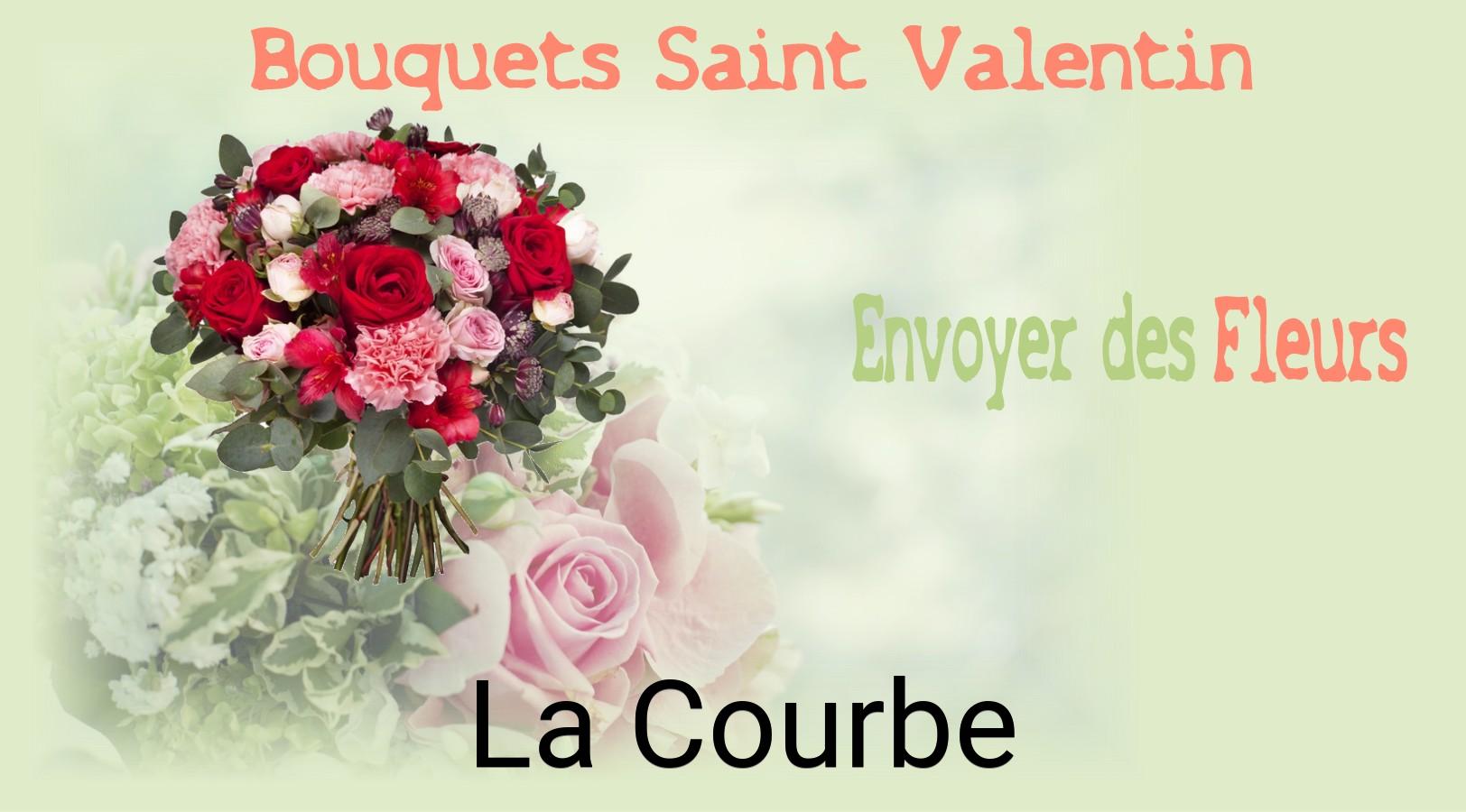 Roses de Saint-Valentin livrées à La Courbe
